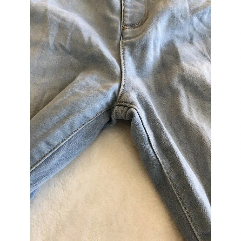 Childrens Place Girls Legging Blue Jeans Size 12 Skinny Stretch Waist Light Wash